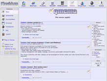 Tablet Screenshot of gmemo.flashtux.org